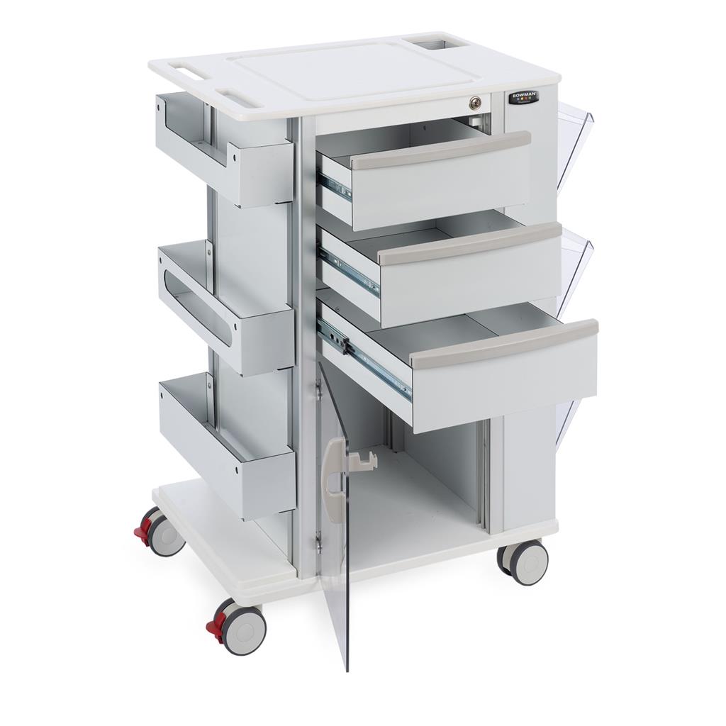 CT200-0001 : Bowman® Rolling Storage Cart with 3-inch casters
